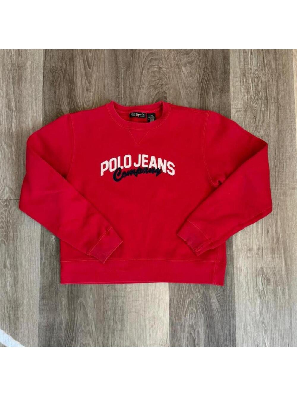 women Polo Ralph Lauren red sweatshirt Size M #preppy #polo